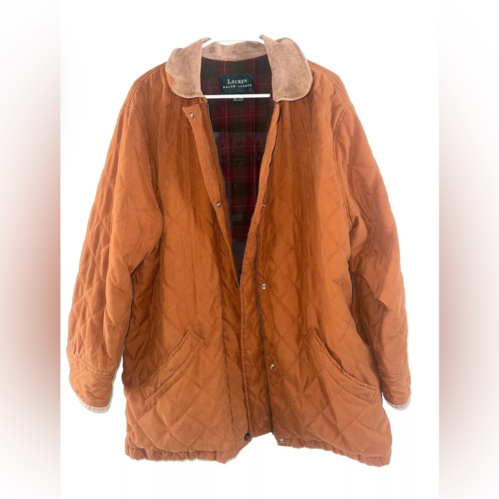 Lauren Ralph Lauren | Vintage Quilted Khaki Jacket Size 12